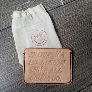 Don't Worry Leather Wallet